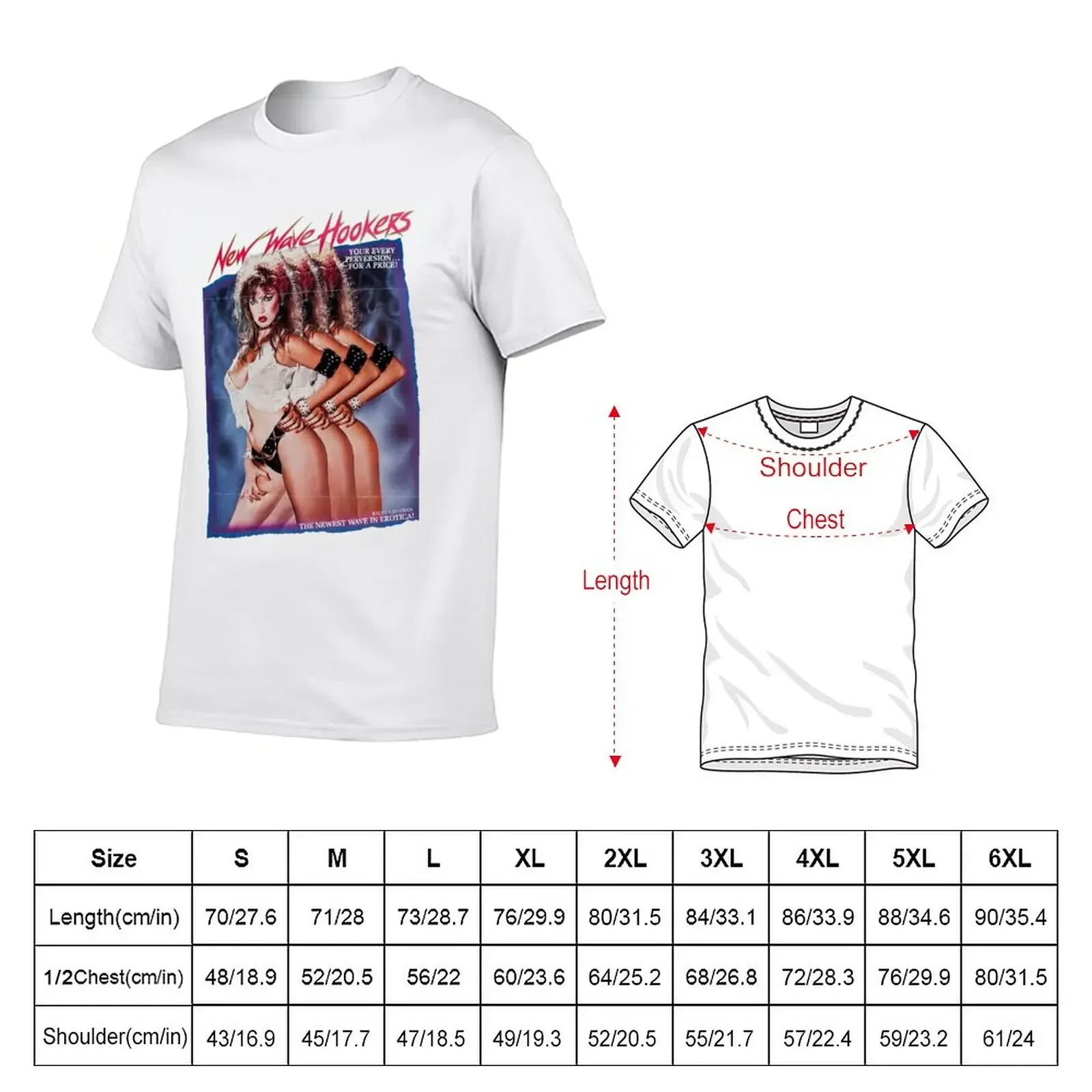 New Wave Hookers (1985) T-Shirt hippie clothes quick drying mens t shirts casual stylish