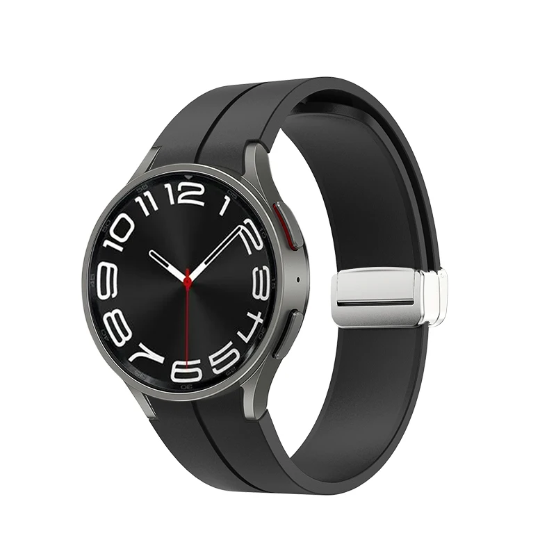 Magnetic Buckle Silicone Watch Strap