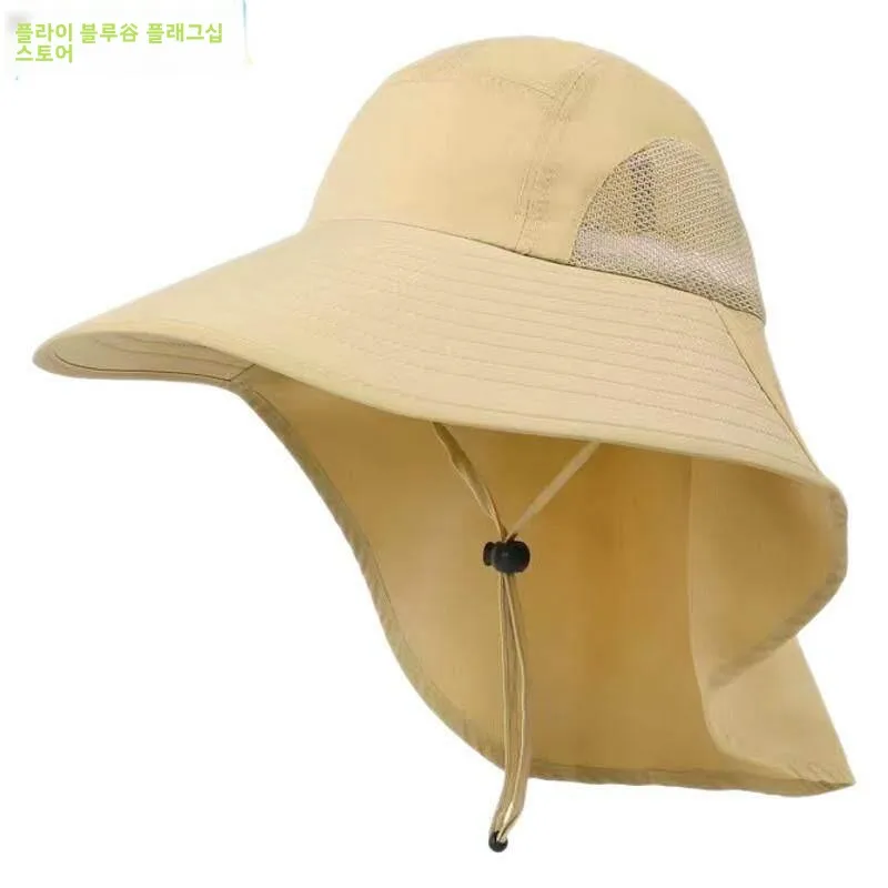 남성용 낚시 모자 대형 챙 차양 모자 야외 하이킹 캠핑 여행 장비 UV 보호 낚시 모자 봄 여름 낚시 장비