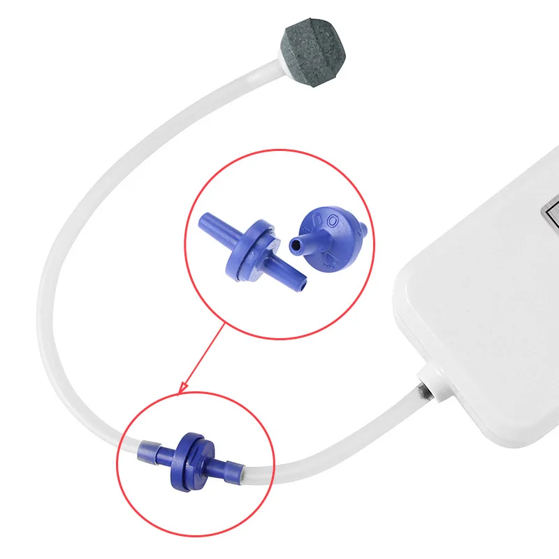 5/10pcs Aquarium Fish Tank Air Pump Check Valve One Way 4mm Non-Return Check Valve Air Increasing Pump Hose Pipe Accessories 5