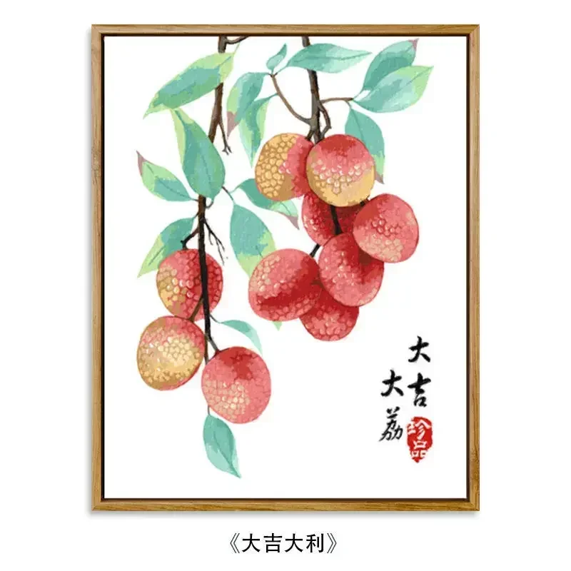 

21877-QB- Diy landscape figures and animals hand-painted digital oil painting set