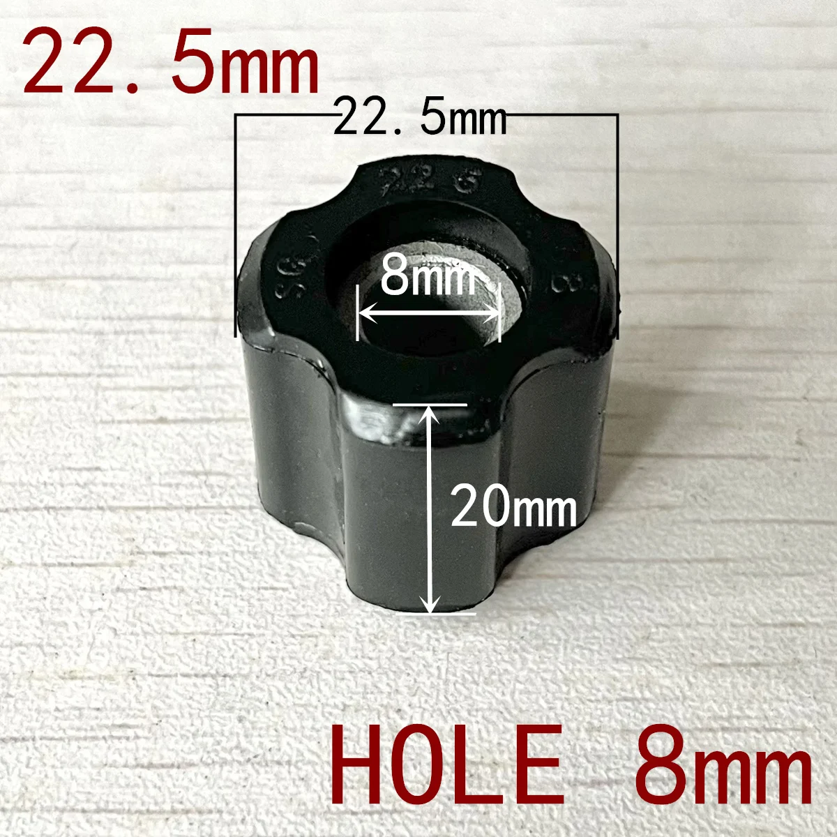 Grass trimmer 10 pcs Brush Cutter Shaft Oil Bearing Bushing -- Outer Dia 23.5mm/24.5mm/25.5mm Inner Dia:8mm for Brush Cutter 26mm / 28mm tube