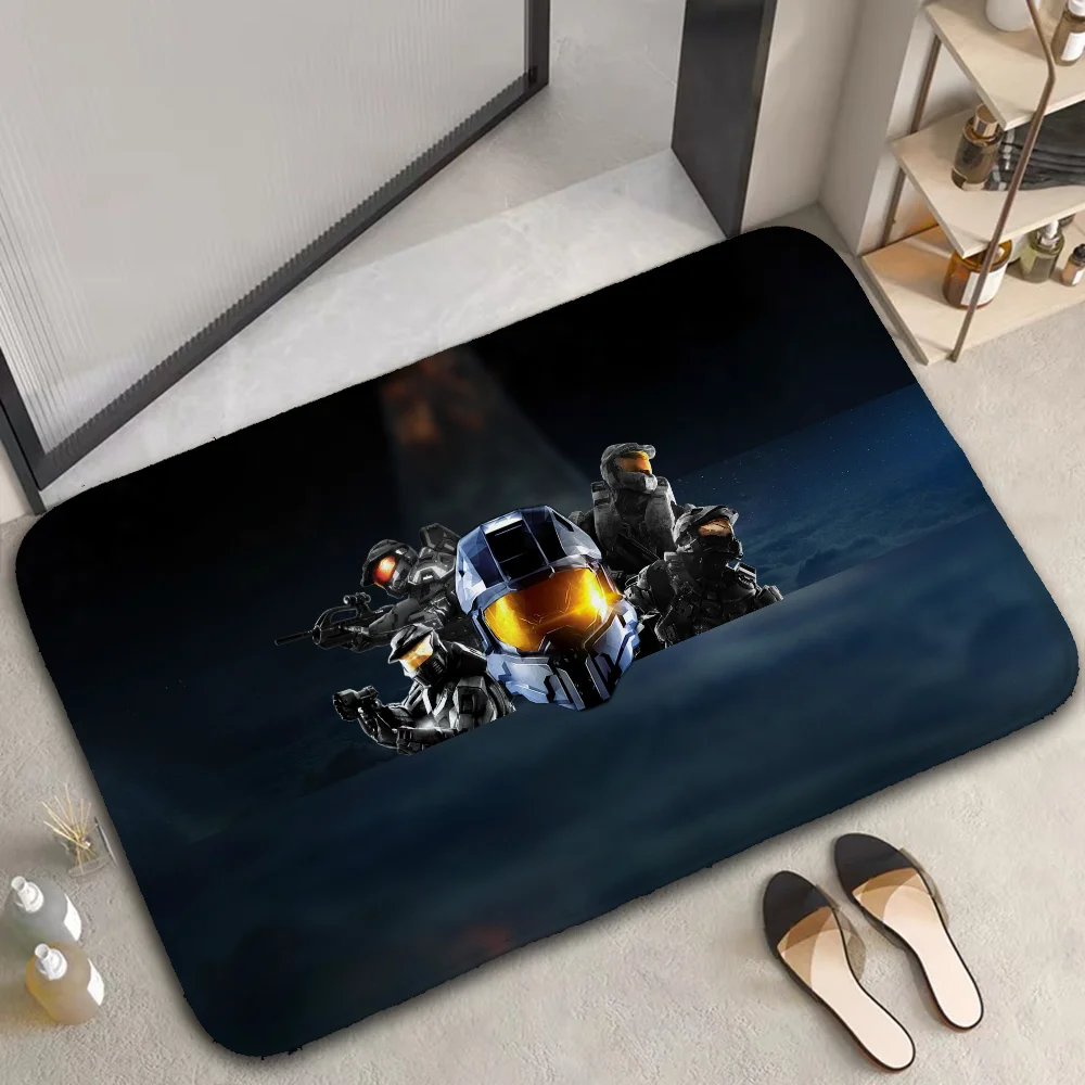 H-Halos 게임 거실 매트 침실 카펫, 주방 바닥 소음 매트, 맞춤형 도어 매트, 입구 문짝