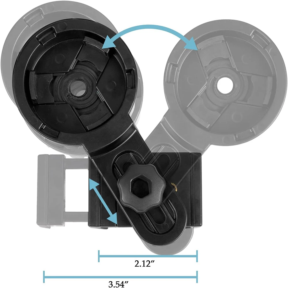 Spektiv Smartphone Kamera Adapter Teleskop Kamera Adapter Handy Adapter Halterung für Fernglas Monokular Schnell Ausgerichtet – Detail 11