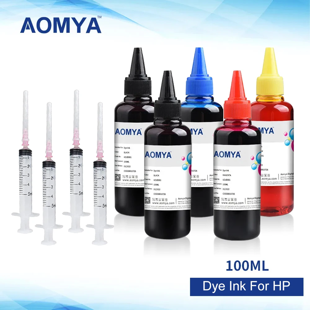Botella De Tinta De Recarga De 400 Ml Para HP Deskjet 2630, 2632, 2633, 3735 - Color Negro