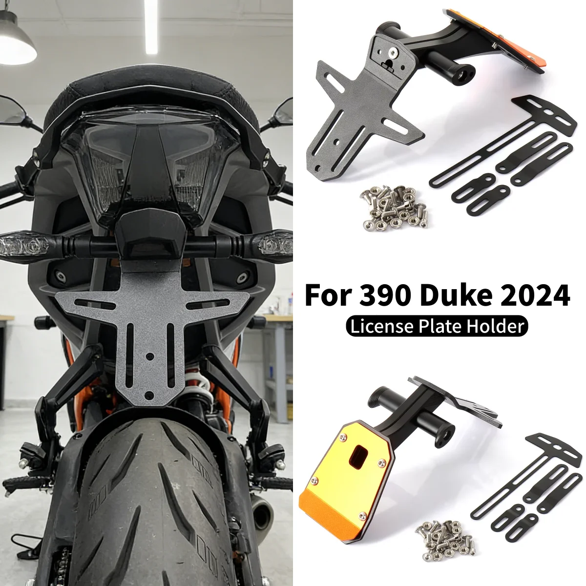 390DUKE 390Duke Duke 390 DUKE 2024 오토바이 번호판 홀더 리어..