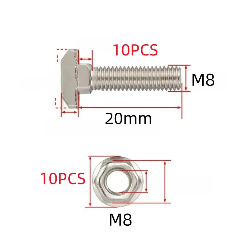 M8x20-10set