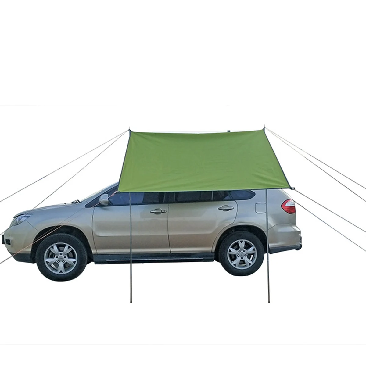 Toldo lateral impermeable para coche, sombrilla para acampar al aire libre,  senderismo, MInibus, SUV, 2x4M/3x2M - AliExpress