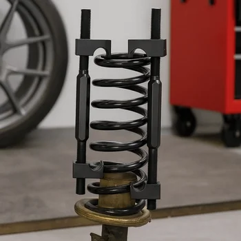 Macchina per lo smontaggio dell'ammortizzatore con rimozione manuale compatta del compressore a molla dell'ammortizzatore piccolo e conveniente