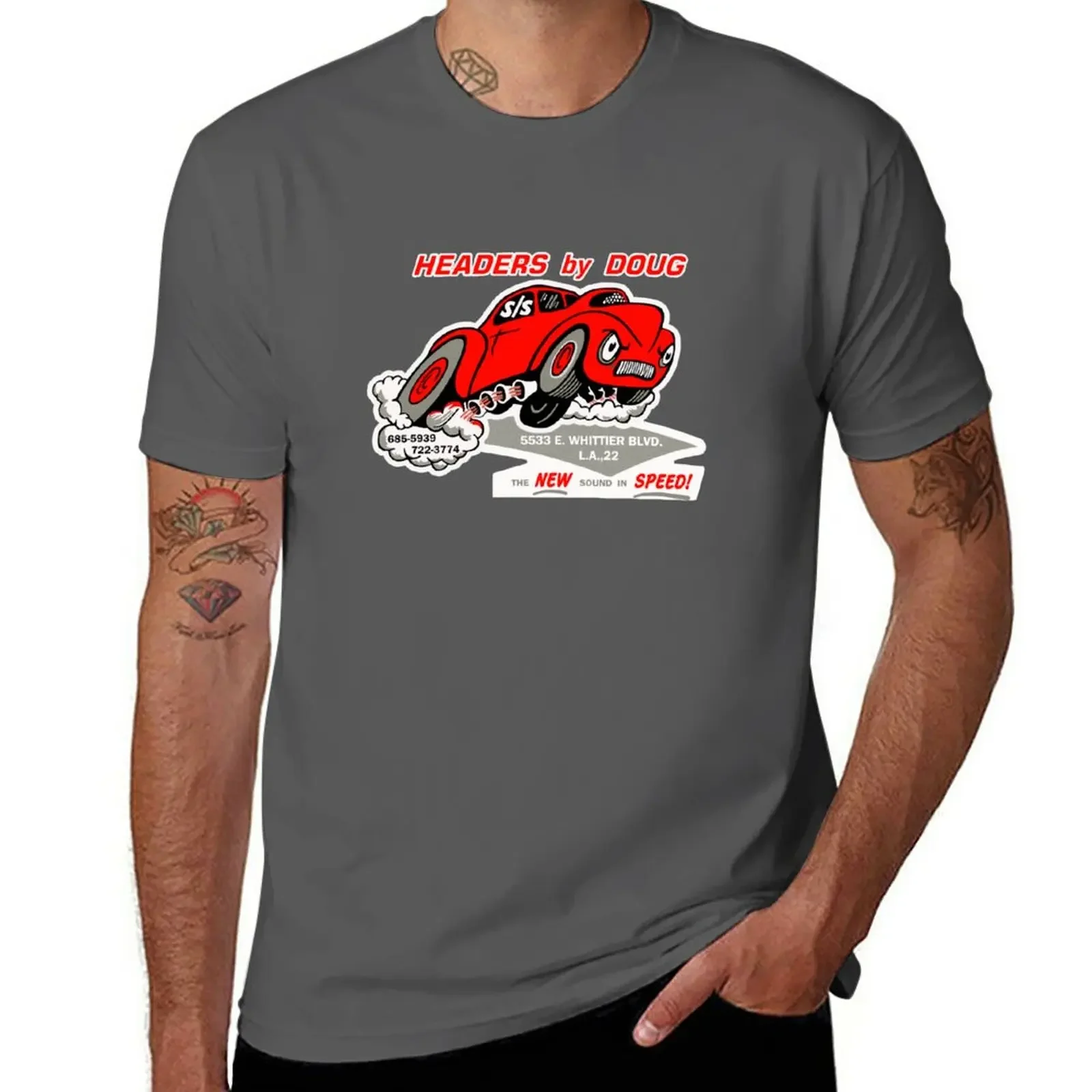 

Headers By Doug T-Shirt summer clothes plus size tops Blouse Men's t-shirt