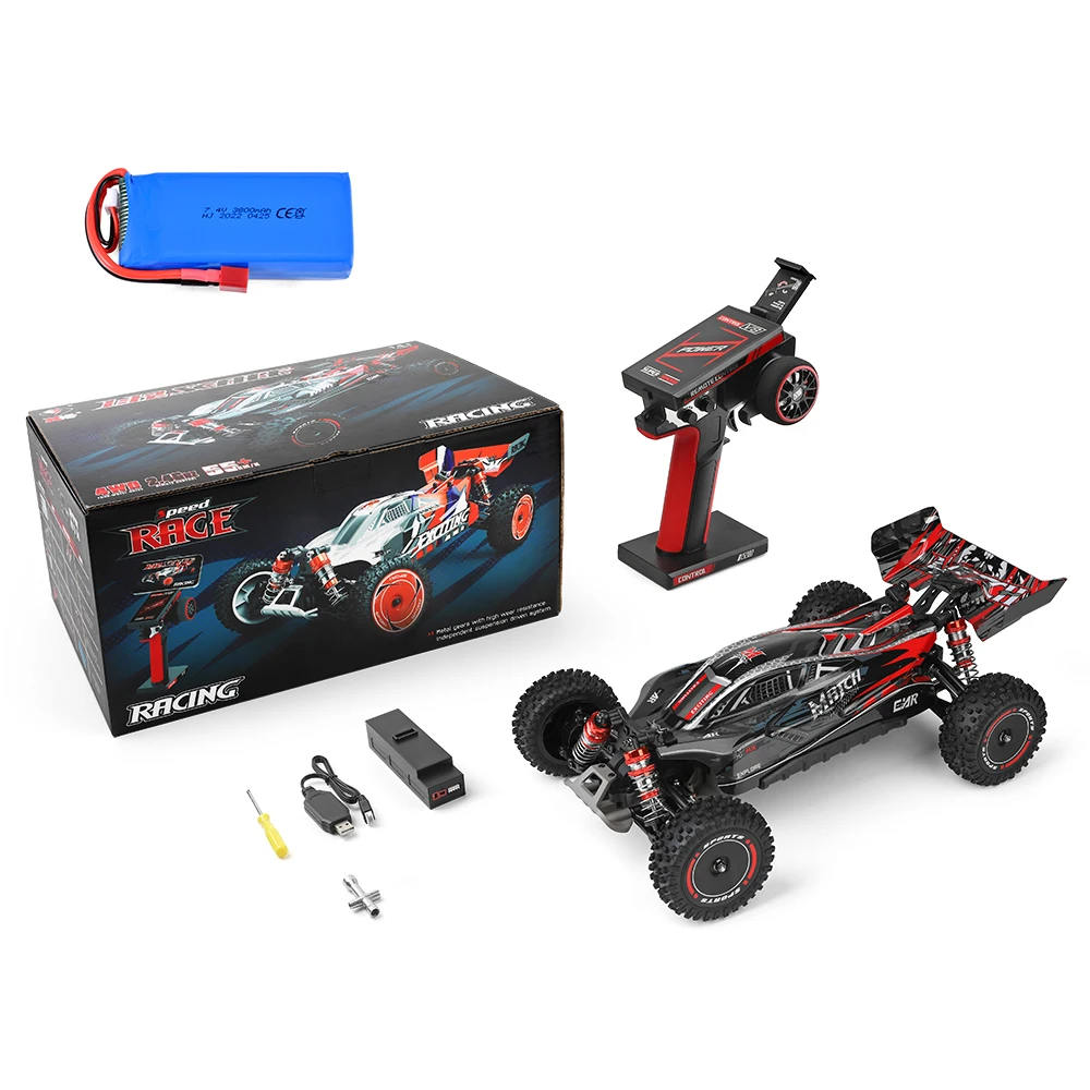 WLtoys XK 124010 RC ̽ ī,  帮Ʈ 1/12 , 4WD ε  RTR  Ʈ 峭, 55 km/h, 2.4G