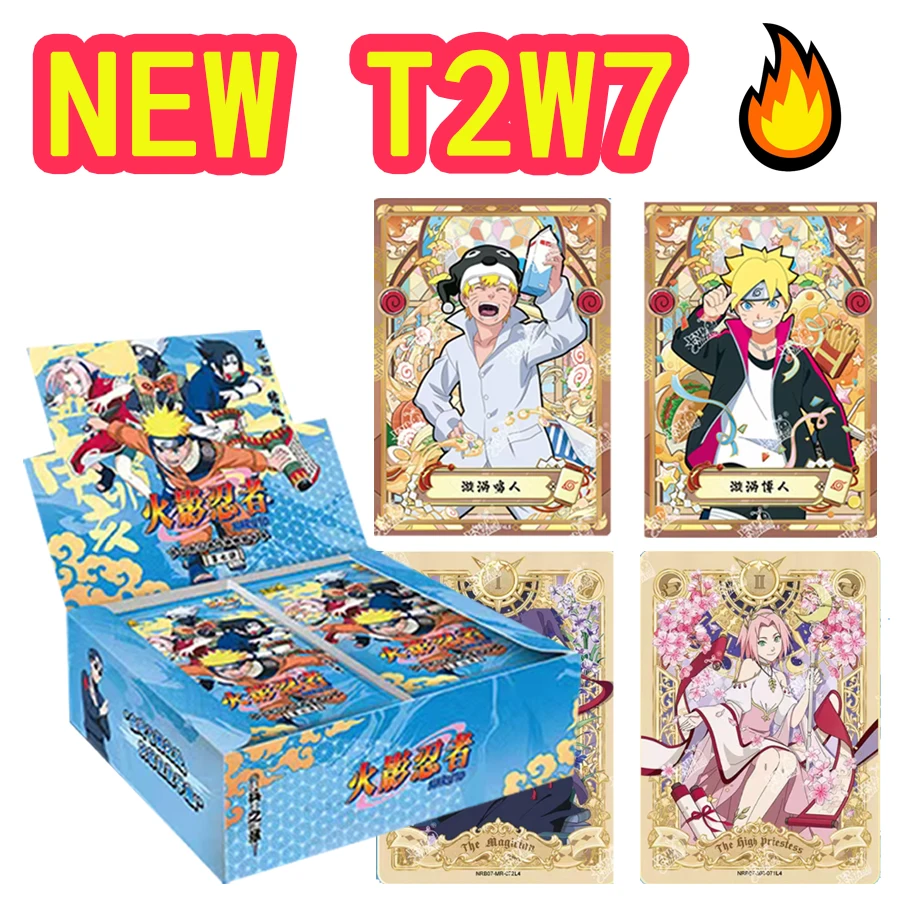 2025 New KAYOU T2W7 Naruto Card Genuine Collection Card Game