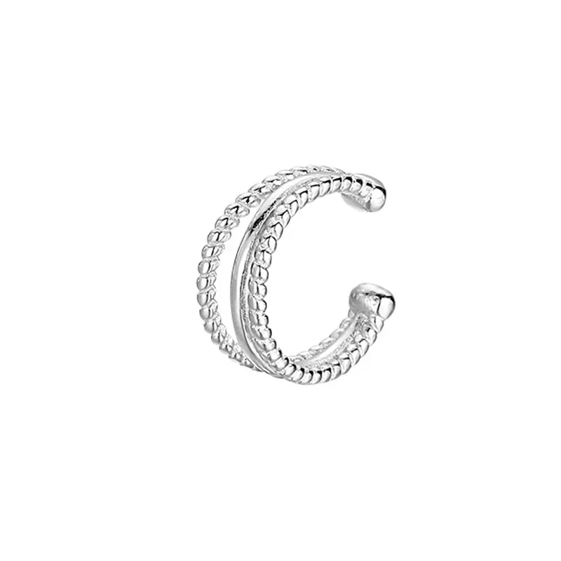 Ear Clip Earrings 1PC Multilayer Ear Cuff Women Clip Earrings No Piercing Party Punk Fashion Jewelry