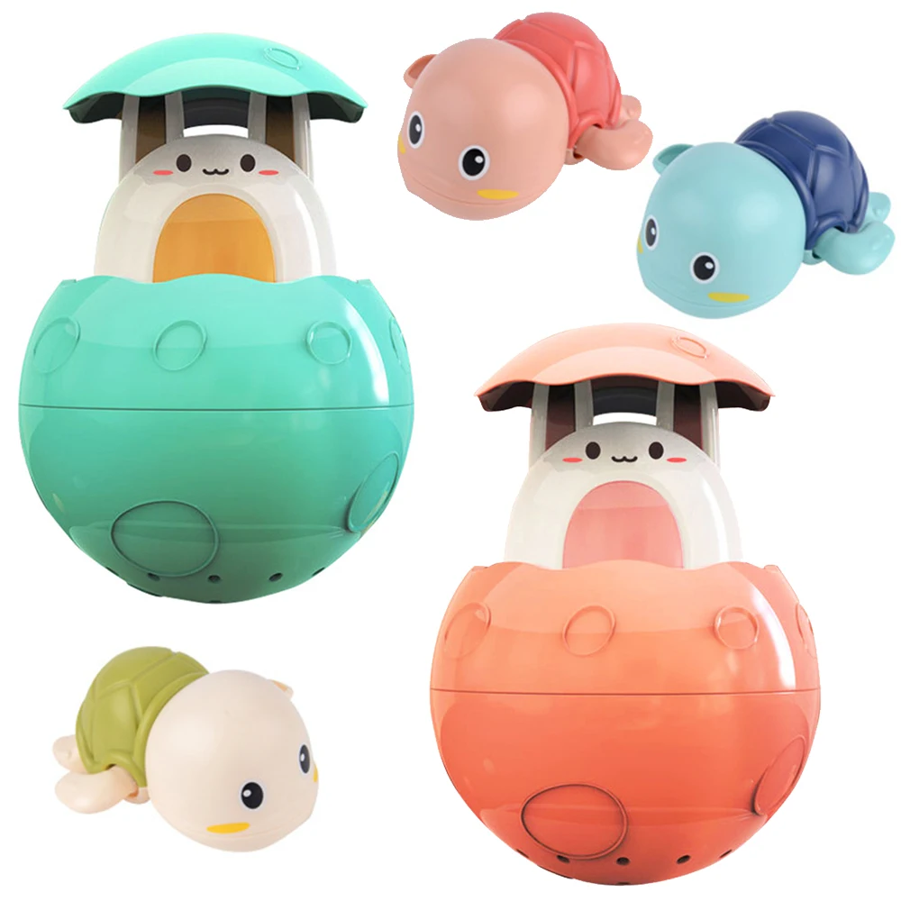 Easter Eggs Basket Stuffers Baby Bath Toys Toddlers 1-3 Years Sensory Toys Kids Bathtub Hatching Swimming Pool Bath Toy bathing toys