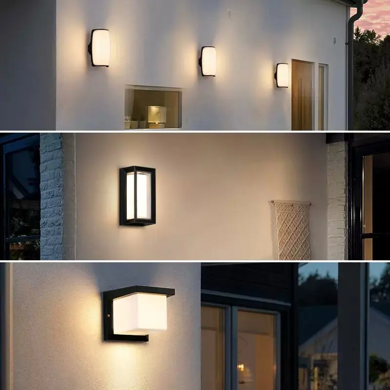 Description Picture 2 of itemOutdoor Balcony Garden Lights Led Wall Light Waterproof IP65 Motion Sensor Led Outdoor Lighting Porch Lights Outdoor Wall Lamp