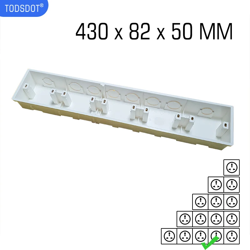 430 x 82 x 50 mm