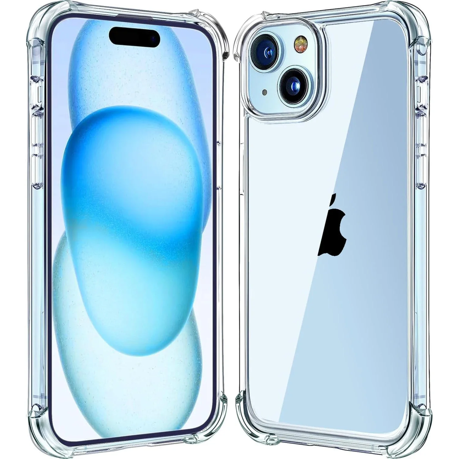 Custodia Trasparente Per Iphone 15 5G 14 Plus 13 Mini Crystal Soft Tpu Cover Trasparente Antiurto Per Iphone 15 Pro Max 12 Pro Xr