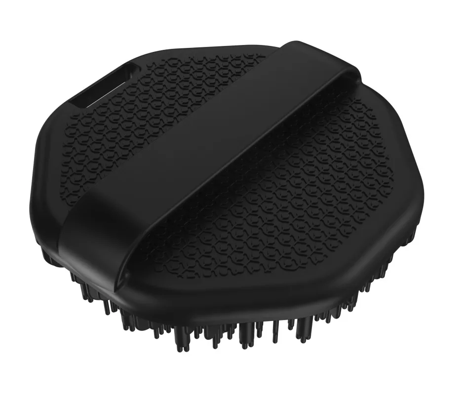 Soft Silicone Body Scrubber Bath Brush With Ergonomic Handle Portable Shower Massage Cleaning Exfoliating Home Tool 6