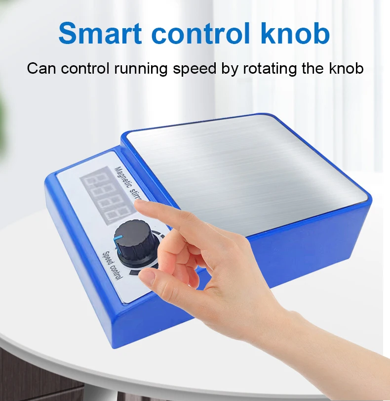 Description Picture 5 of itemDigital Laboratory Magnetic Stirrer Chemistry Liquid Mixer Stir Bar Agitator Blender No Hot Plate Max Stirring Capacity 3000ml