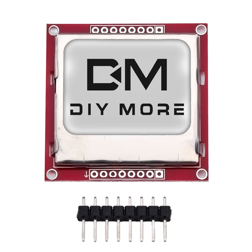 Diymore 스마트 전자 LCD 모듈 디스플레이 모니터 어댑터 PCB 84*48 84*84 LCD 5110, 아두이노용 노키아 5110 스크린