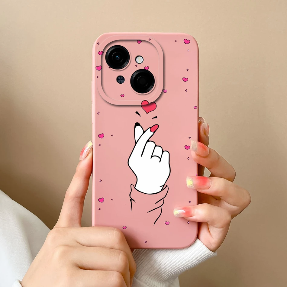 Tecno Fashion Phone Case - Soft Liquid Silicone Anti-Drop Housing