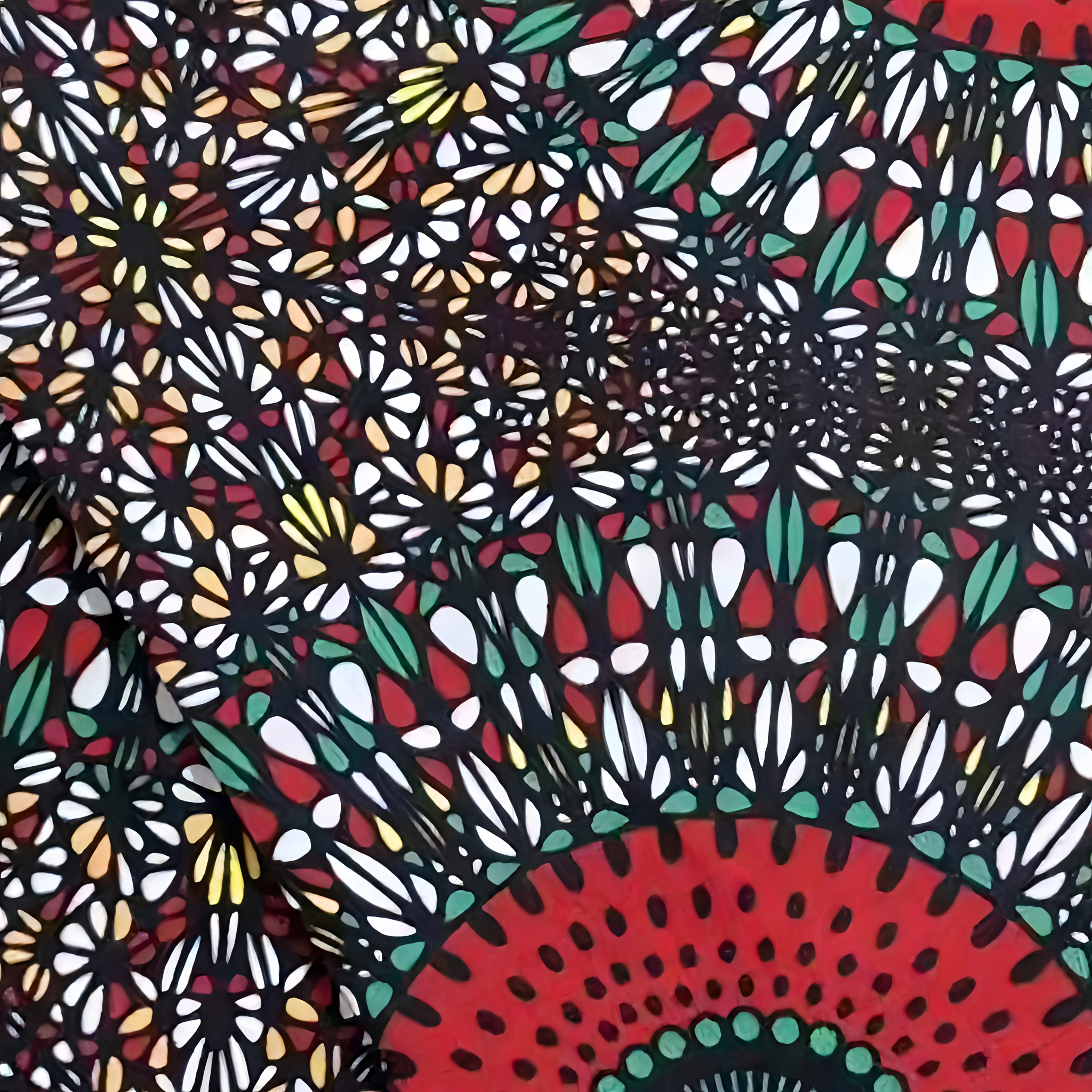 African Wax Fabric Clothing Fabric 6Yards Polyester African Wax Fabric Machine Washable for DIY Sewing Handicrafts