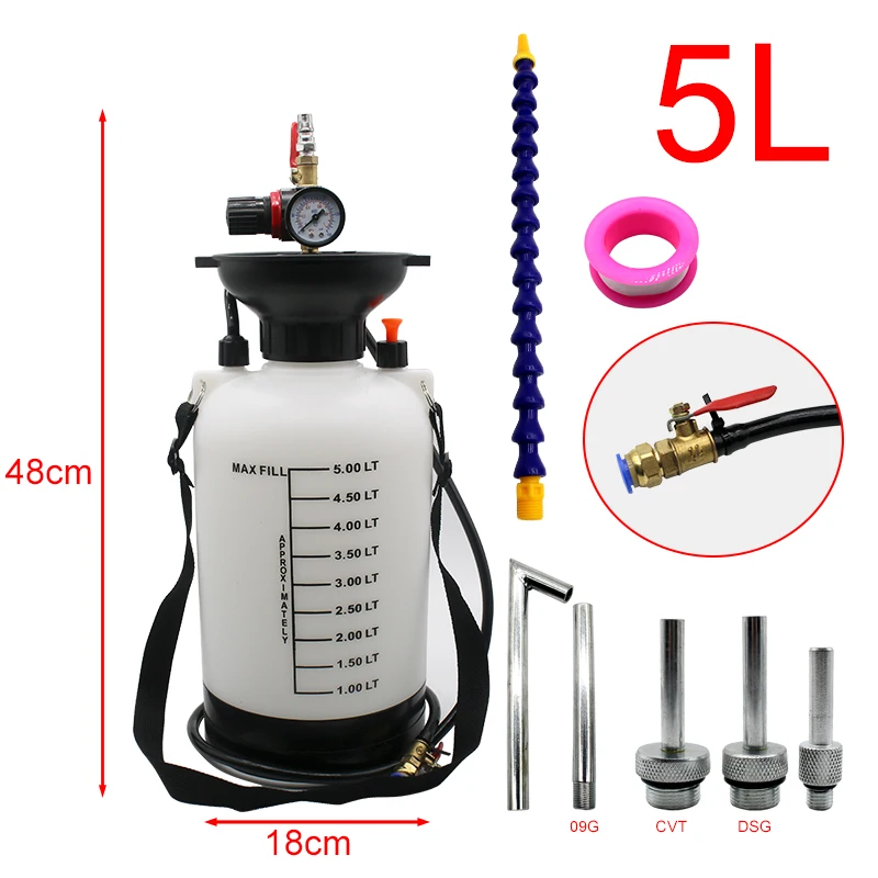 5L Car Syringe Brake Fluid Replacement Car Brake Fluid Reservoir Oil Change Oil Pump Replacement Tool oil change pump
