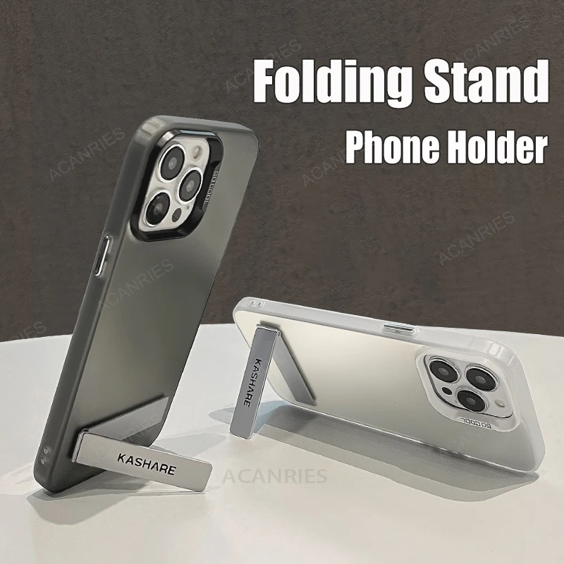 Étui de support pliable Aurora de luxe pour Samsung Galaxy A14 A24 A34 A54 A15 A25 A35 A55 5g en silicone souple avec support_voghion.com