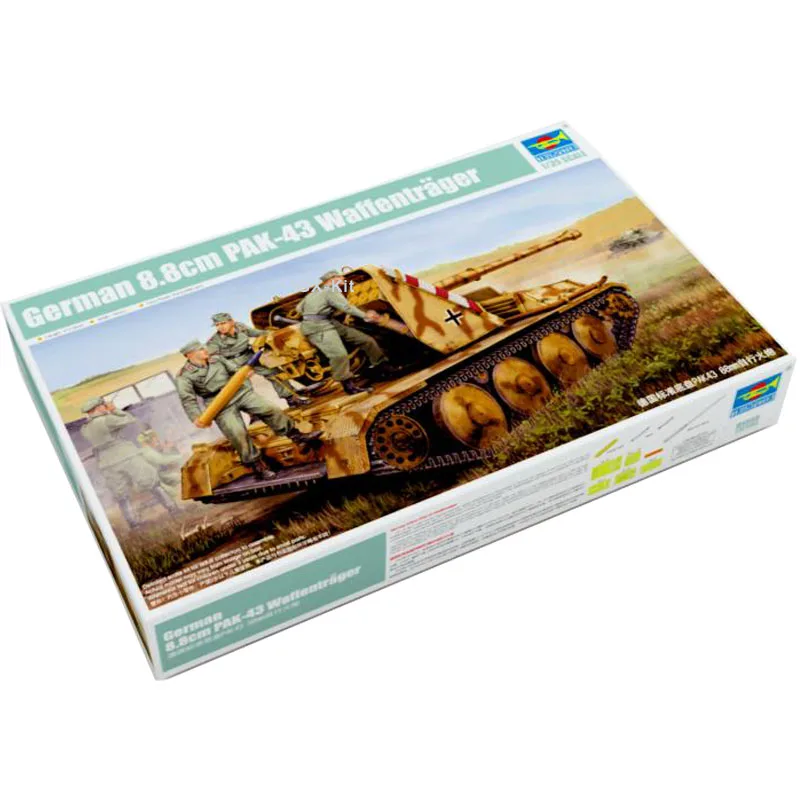 

Trumpeter 05550 1/35 German Ardelt 1 8.8cm Pak 43 Waffentrager Self-Propelled Gun Military Plastic Assembly Model Building Kit