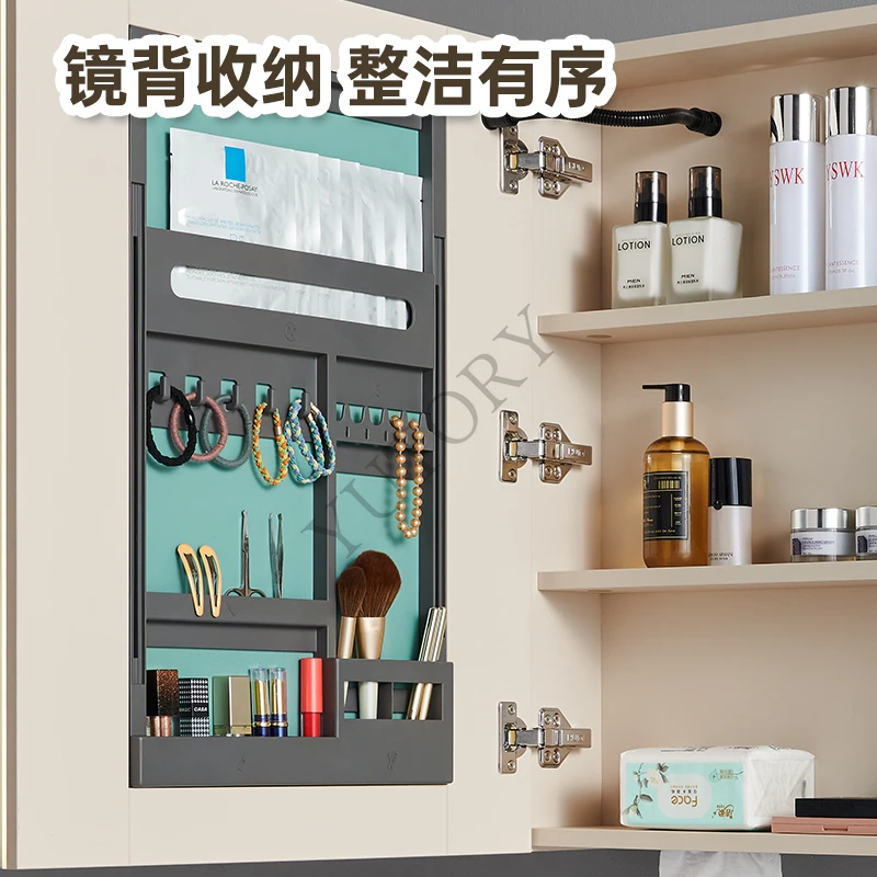 Bathroom smart mirror light bathroom cabinet Changhong glass partition storage washstand combination
