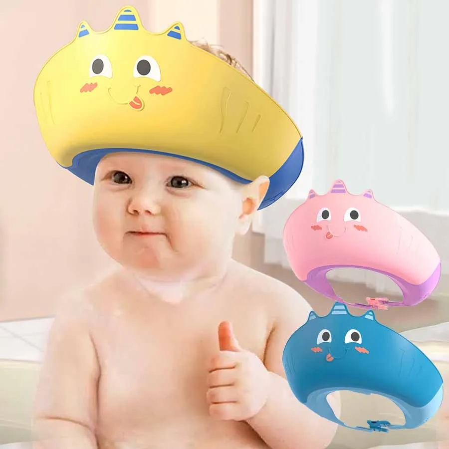 Baby Shampoo Cap Soft Adjustable Wash Hair Hat for Kids Ear and Eye Safe Protection Children Waterproof Shower Shampoos Hat