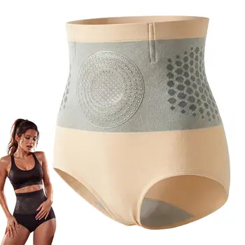 Soft Women's Body Shaping Shorts Microparticle Sculpting Shorts Seamless High-Waisted Abdominal Control Butt Lifting Non-Slip