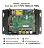 12th Gen Intel Core i5-1235U Fanless Industrial Mini PC 2x Gigabit LAN 2x COM RS232 8x USB Support WiFi 4G SIM LTE Windows Linux 5