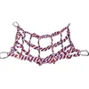 Parrot Climbing Net Swing Rope Net Bird Stand Net Hamster Squirrel Hammock with Hook Bird Hanging Climb Chewing Pet Bird Toys 6