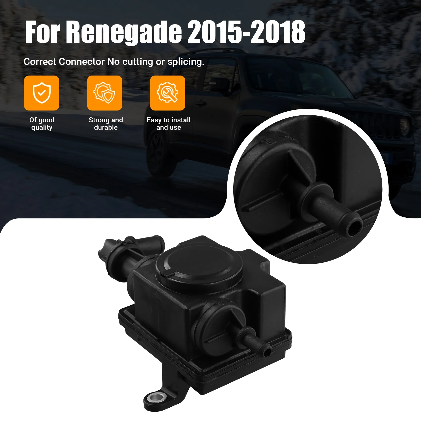 Car Engine Oil Water Separator 55235160 68328350AA for Jeep Renegade 2015-Engine Accessories&mdash;L49A