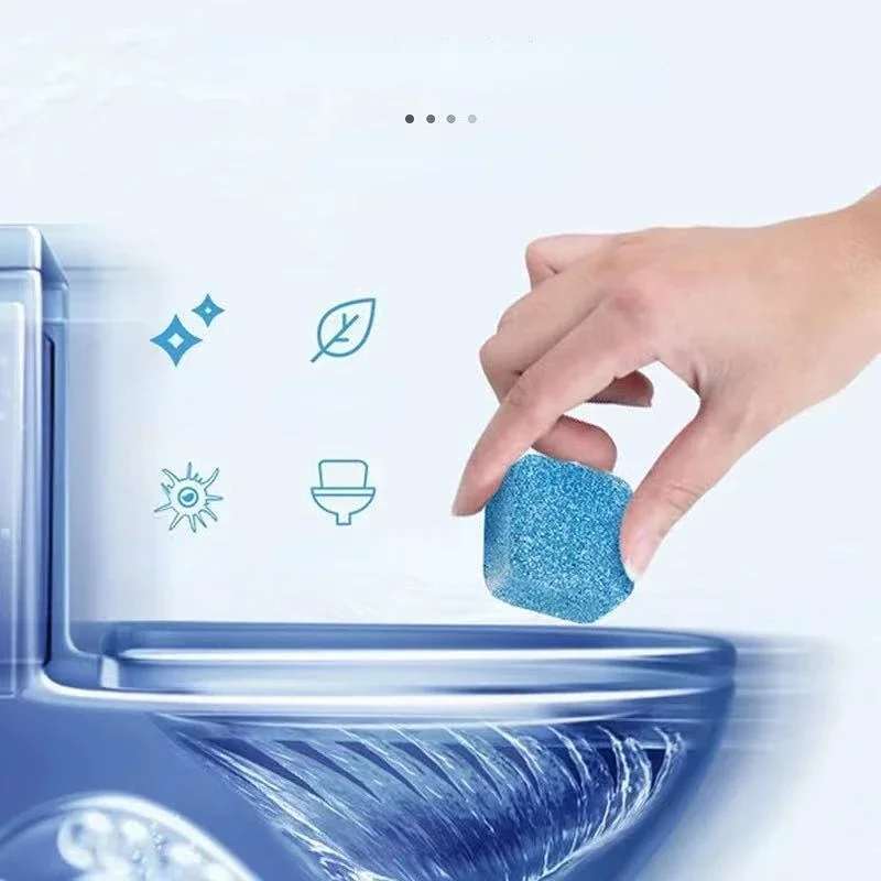 Automatic Toilet Bowl Cleaner Effervescent Tablet for Toilet Fast Remover Urine Stain Deodorant Yellow Dirt Cleaning Tool