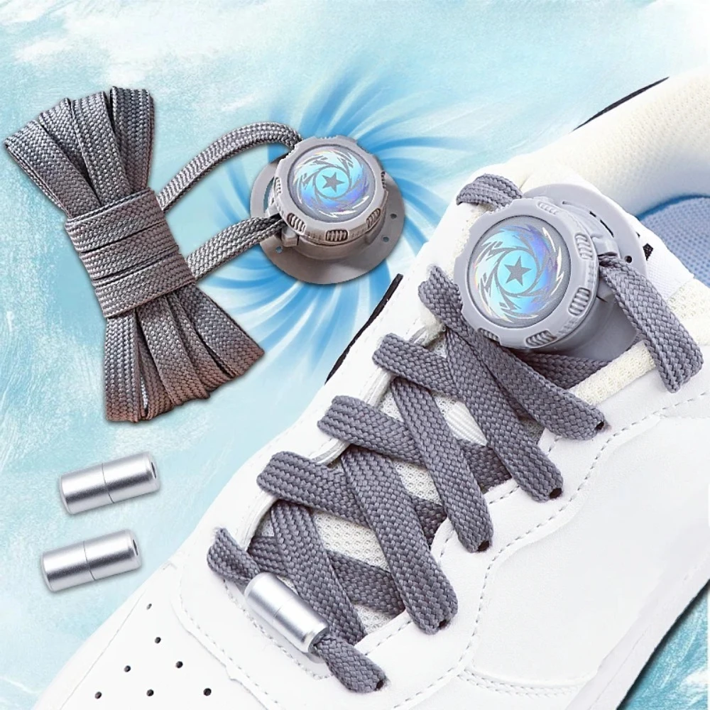 Automatic No-Tie Swivel Buckle Shoelaces