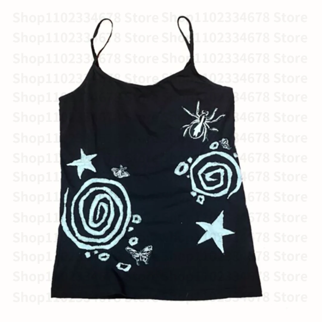 Punk Y2K Rock Bustier Chain Vest Club Party Cami Tube Crop Top main image 1