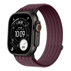 Comfortable Nylon Strap for Watches - Multi - Size Wristband (Plum color)