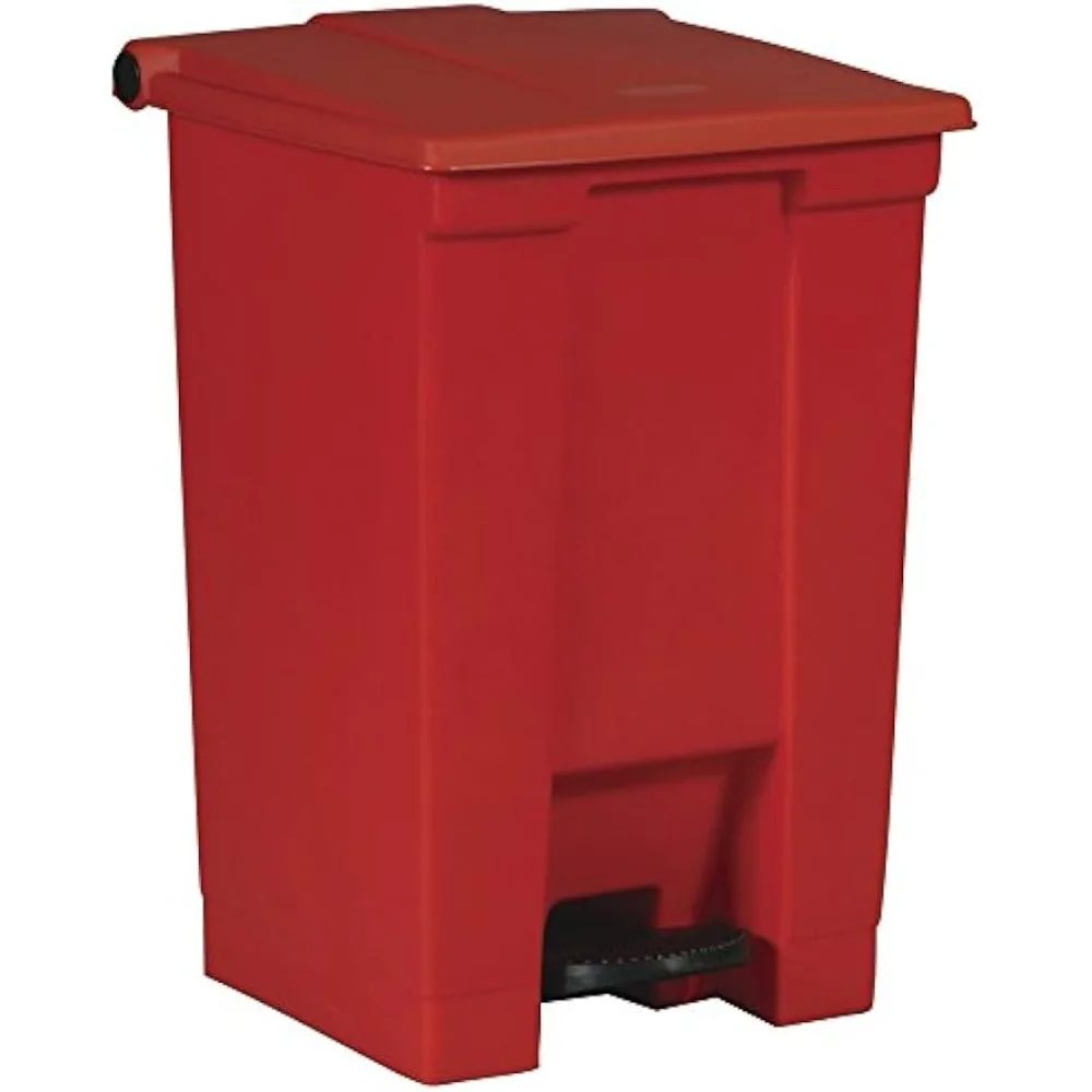 

Legacy Step-On Trash Can/Container Wastebasket 12-Gallon Bin Red Household Cleaning Tools Accessories Home Freight free