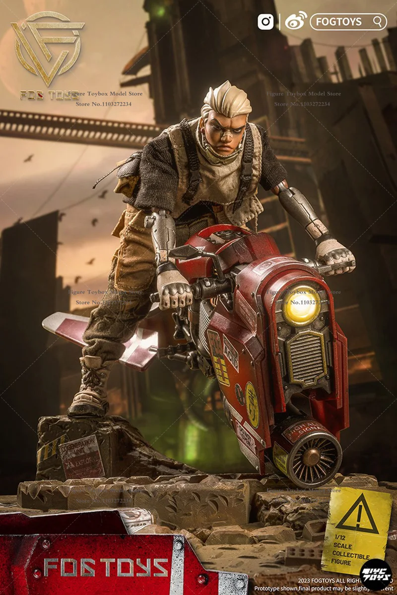 FOG TOYS EA01 ファンタジーA 1/12 フィギュア バイクセット FOG TOYS EA01 ファンタジーA 1/12 フィギュア バイクセット
