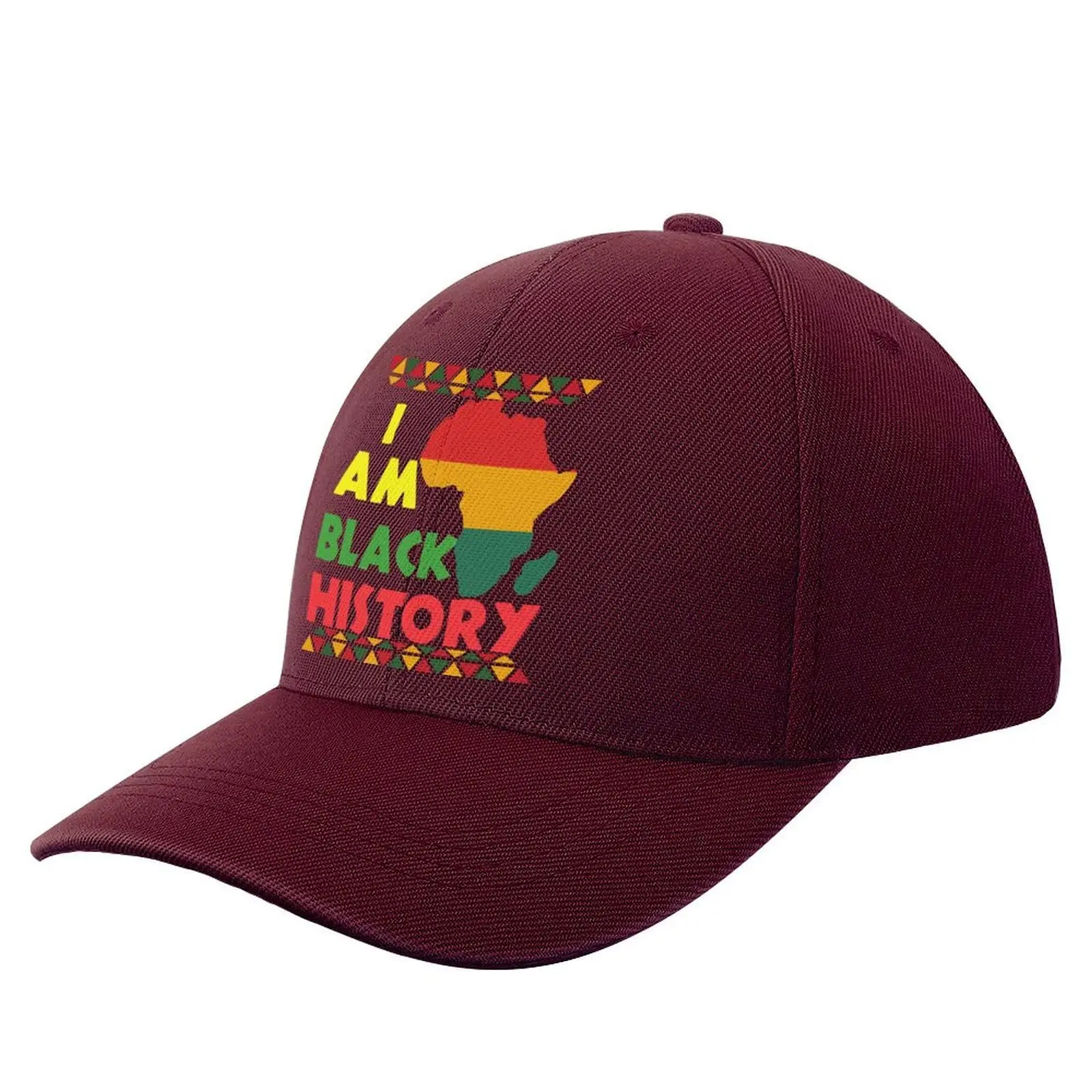 I Am Black History Month African American Pride Hat Baseball Cap Sports Casquette Men Women Adjustable Leisure Dad Trucker Hat