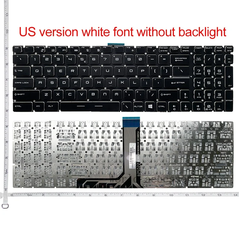 

US/RU Клавиатура для MSI GL62VR GE62 GE62VR GE72 GP62 GV62 PX60 PE70 PE60 CX72 CR72 WS60 WS70 MS-16J2 16J3 16J4 16H5 16H4 16J6