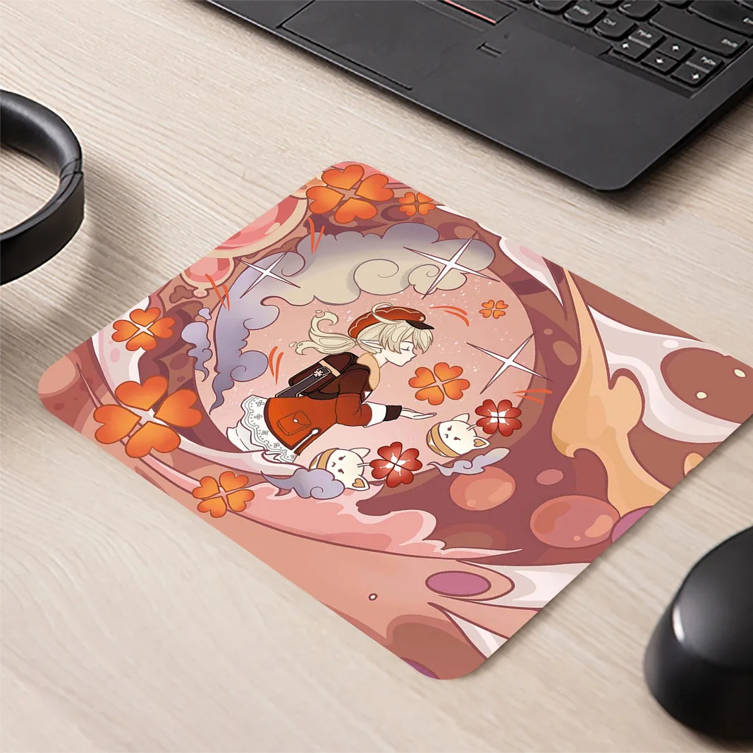 

Genshin Impact Small Mouse Pad Keyboard Gaming Accessories Mat Kawaii Office Mice Keyboards Computer Peripherals Mousepad