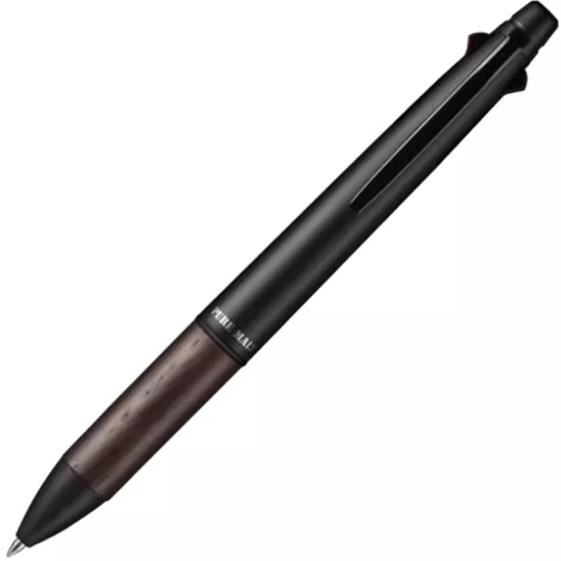 Japan UNI Jetstream Multifunctional Pen Ballpoint Pen + Mechanical Pencil 5 in 1 MSXE5-2005 Frosted Oak Hand Guard Spinning Pen 6