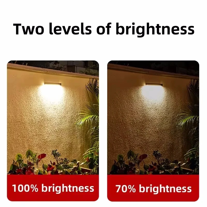 Solar LED Light Outdoor Waterproof Garden Decor Solar Powered Lamp Super Bright Villa Door Number Balcony Sunlight Wall Lights led wall lamp solar light solar led light