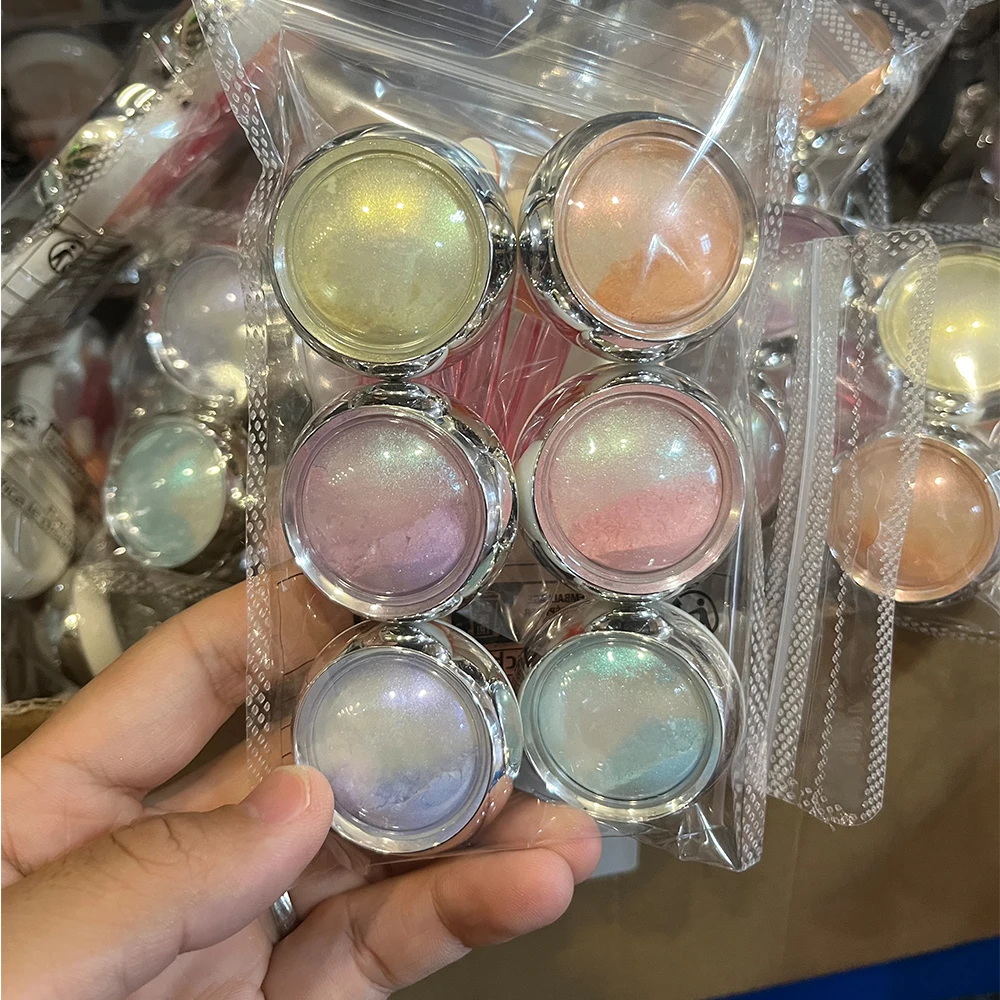 1 Set Aurora Jelly Neon Rainbow Nail Glitter Powder Chameleon Mermaid Super Mirror Effect Unicorn Chrome Pigment Nail Dust