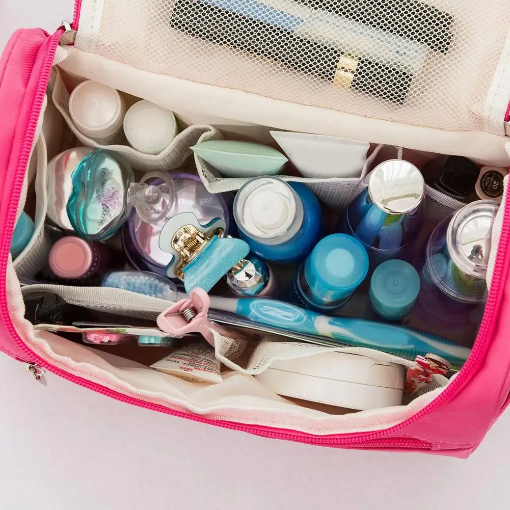 Large Capacity Waterproof Toiletry and Makeup Organizer Bag