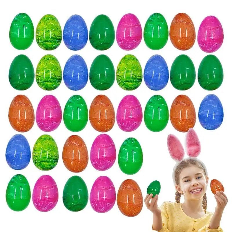 

Empty Easter Eggs To Fill Colorful Easter Eggs Surprise Toys Blind Bags Set Of 36 Easter Crafts Basket Stuffers Fillers For Part