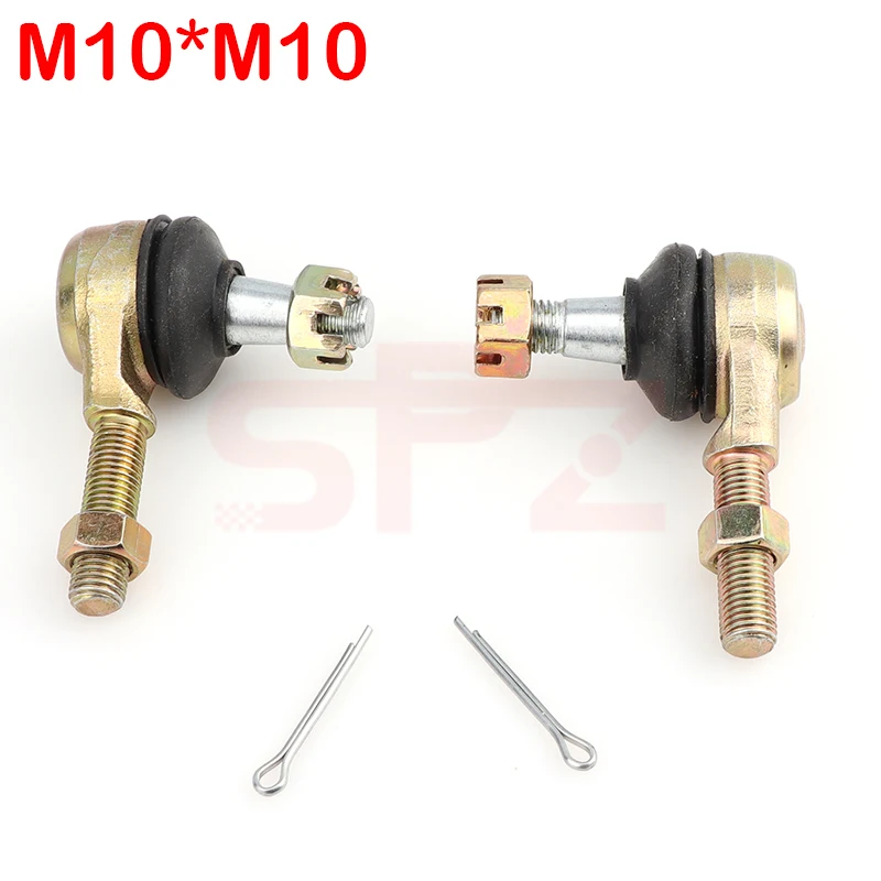 1 set m10-m10 Steering Shaft Tie Rod With Tie Rod Ball Joint For 4 Wheel Kart Modification Accessories ATV Quad 50cc-250cc motorcycle accessories atv 4 wheeler for 50cc 250cc quad u joint 10mm steering shaft tie rod ball joint head m10 x 1 25